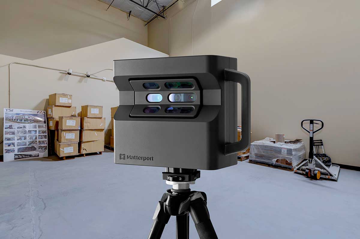 Matterport 3D virtual tour interface for Las Vegas commercial properties