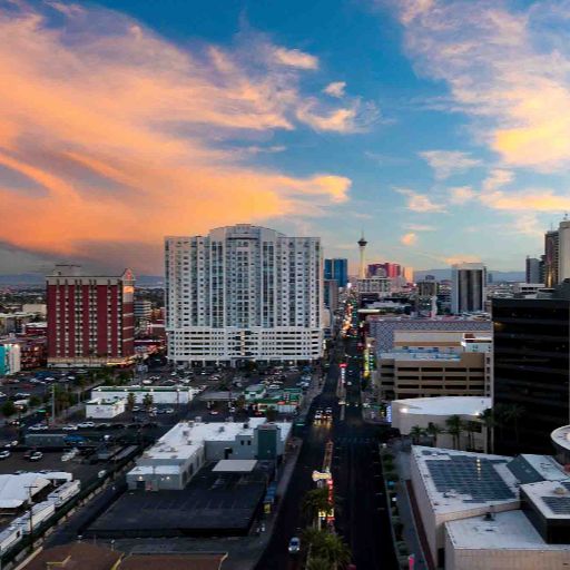 Commercial twilight property photography Las Vegas by Rick Rowland